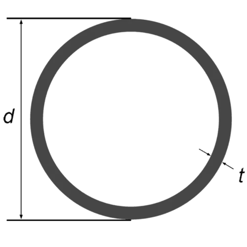 193.7 x 5.0 circular hollow section S235