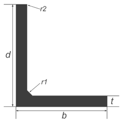 120 x 120 x 8 mild steel equal angle S275