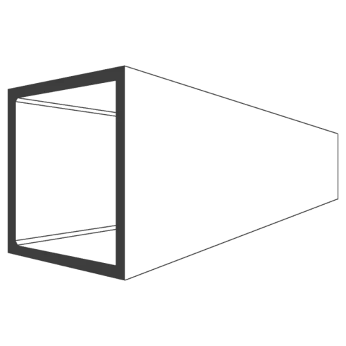 50 x 50 x 2.0 square hollow section S235