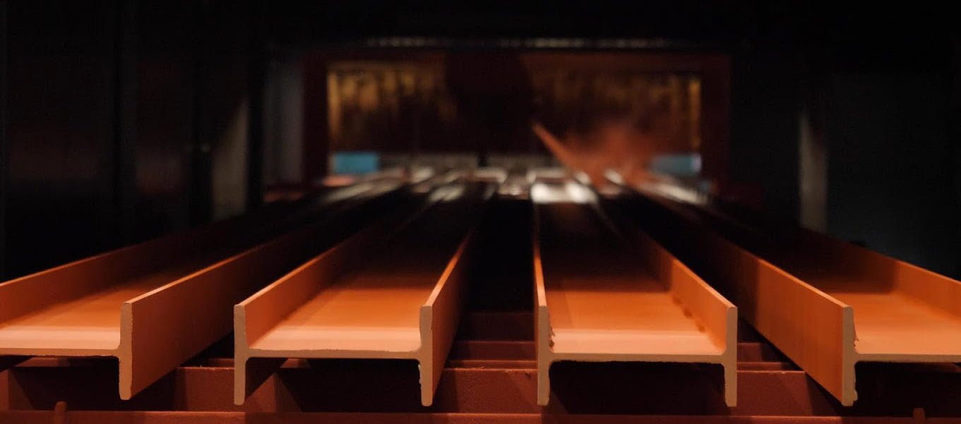 structral steel automated painting system